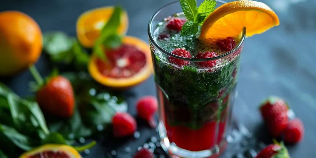 disfruta de un refrescante jugo de frutos rojos con chia - ¡Disfruta de un refrescante Jugo de Frutos Rojos con Chía!