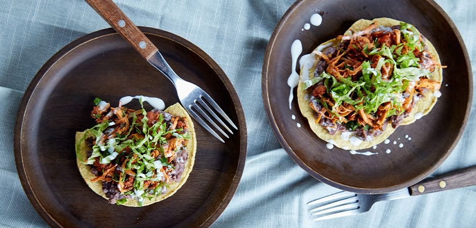 preparar tostadas poblanas con pechuga de pollo - ¿Preparar tostadas poblanas con pechuga de pollo?