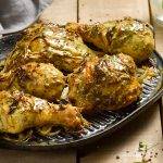 ¿Receta: Pollo marinado con mostaza a la parrilla?